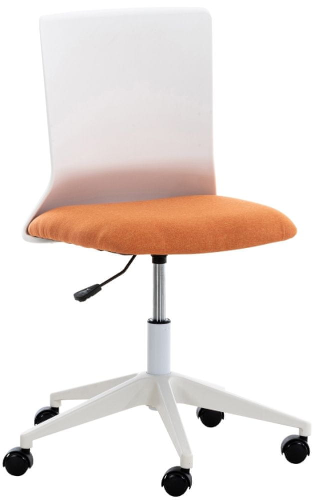 BHM Germany Kancelárska stolička Apolda, textil, oranžová